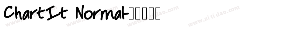 ChartIt Normal字体转换